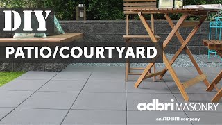 How to DIY Pave a Courtyard or Patio with Jason Hodges  Adbri Masonry [upl. by Ellohcin]