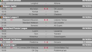 Football Matches live scores and results [upl. by Claude917]