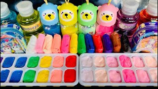 Satisfying ASMR 🌈 Slime Mixing Random 🌈 Mixing Rainbow amp BlackPink Slime With Blindbags Charm [upl. by Greg]