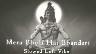 Mera Bhola Hai Bhandari ll slowed Lofi ll Mahashivratri special 🙏 [upl. by Day28]