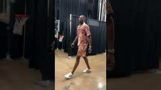 Luka calls out FinneySmith’s fit 🧊🥶 NBAStyle [upl. by Mouldon]