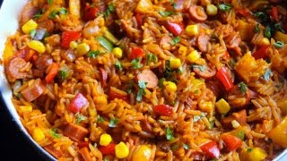 SIMPLE JAMBALAYA RICE [upl. by Anibas]