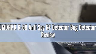 JMDHKK K68 Anti Spy RF Detector Bug Detector Review [upl. by Coleman374]