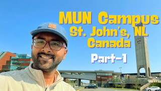 Memorial University of Newfoundland Campus Tour Part 1 Mustsee places at MUN [upl. by Dorr554]