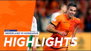 Highlights Nederland  Hongarije 81 11102013 WK 2014kwalificatie [upl. by Jule]