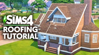 How to Roof a Home in The Sims 4  Sims 4 Roofing Tutorial [upl. by Ettennal]