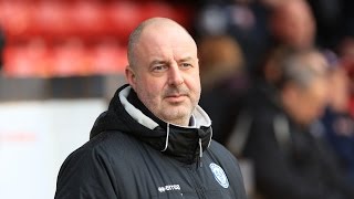 Keith Hill PreMatch Interview  Oldham Athletic League 1 Season 201516 [upl. by Anahsirk]