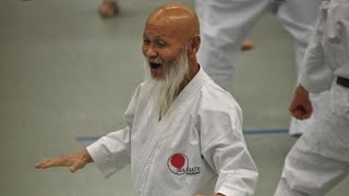 Hideo Ochi sensei explains important points of Hangetsu kata [upl. by Hadnama]