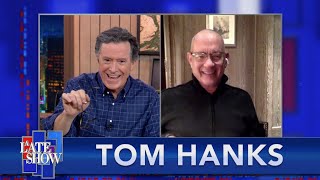 Tom Hanks Takes quotThe Colbert Questionertquot [upl. by Gunas]