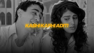 Kabhi Kabhi Aditi Lofi Flip  Happy Pills  AR Rahman  Rashid Ali  Bollywood Lofi🎵 [upl. by Nightingale236]