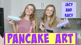 Pancake Art Challenge  Jacy and Kacy [upl. by Cooperman]