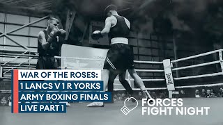 LIVE Forces Fight Night Part 1 Army Boxing Finals 2024 [upl. by Frasquito414]