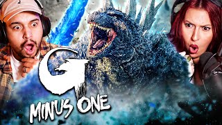 GODZILLA MINUS ONE 2023 MOVIE REACTION  SURPASSED OUR EXPECTATIONS  FIRST TIME WATCHING  REVIEW [upl. by Klute]