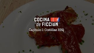 COSTILLAS al horno con salsa BARBACOA casera  Cocina de Ficción I [upl. by Thaddeus629]