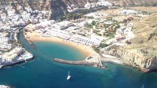 Helikoptervlucht boven zuidelijk Gran Canaria september 2014 [upl. by Vinita]