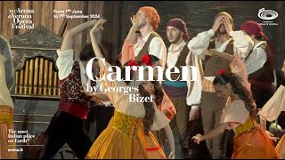 Carmen  101 Arena di Verona Opera Festival 2024  Trailer ENG  30 sec [upl. by Melliw218]