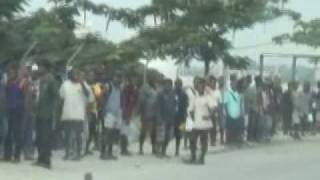 Rioting in the Solomon Islands [upl. by Keldah]