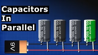 Capacitors in Parallel  calculations electronics engineering [upl. by Akeme]