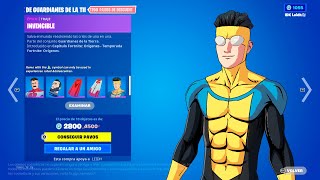 NUEVAS SKINS DE INVENCIBLE NUEVA TIENDA FORTNITE HOY 24 DE NOVIEMBRE  TIENDA DE FORTNITE 241123 [upl. by Saloma]