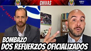 ¡OFERTA ACEPTADA ¡DOS REFUERZOS BOMBA QUE LLEGARÁN LA PRÓXIMA SEMANA CHIVAS HOY NOTICIAS [upl. by Erdda]