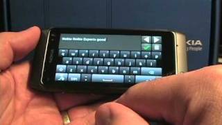 Swype keyboard on the Nokia N8 [upl. by Ocana109]