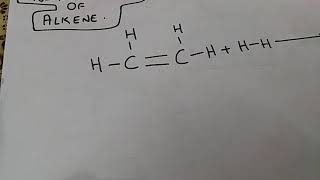 Hydrogenation of alkene  reactions of alkene [upl. by Nhaj]