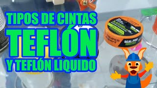 TIPOS DE CINTAS TEFLÓN Y TEFLÓN PARA ROSCAS  CÓMO COLOCAR CINTA TEFLÓN [upl. by Martijn]