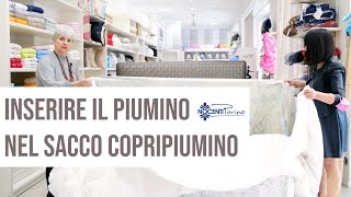 Come inserire il piumino nel copripiumino  Tutorial [upl. by Katlin]