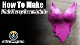 How to make Pink Mercys Breastplate out of EVA Foam from Overwatch DIY Cosplay Tutorial [upl. by Siseneg]