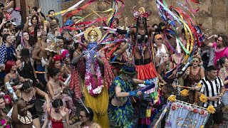 Brasile a Rio de Janeiro il rito purificatorio prima del carnevale [upl. by Ttegdirb]