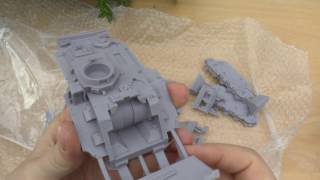 Space Marine Legion  Deimos Vindicator Laser Destroyer  Unboxing amp Review HH amp WH40K [upl. by Elletsirk82]