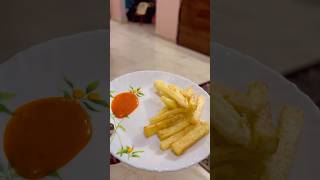 Ghar pe banaye french fries🍟🤤 nehabisht cookingfood pahadi pahadivlogger frenchfries snacks [upl. by Rica]