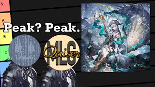 ME AND QAISERS ALL ARKNIGHTS SKINS TIER LIST Part 1 [upl. by Bathsheba754]