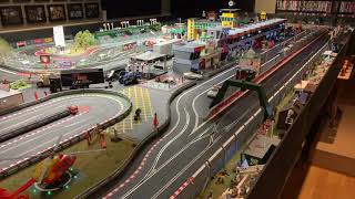 Thatchers Raceway  Giant Digital Scalextric Set  Jadlam Racing Models [upl. by Vance]