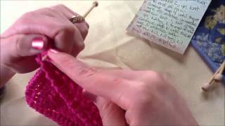 Prettier Knitted Dishcloth Tutorial Finishing [upl. by Doss]