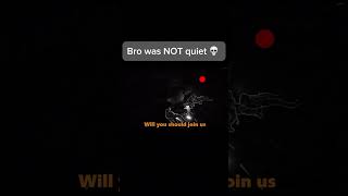 Bro was NOT quiet 💀 fyp shorts panicore horrorgame funny comedy [upl. by Ellekim]