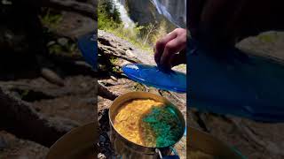 L’heure de la soupe🍜 foodlover soup hike mountains naturelovers waterfall nature montagne [upl. by Saidel]