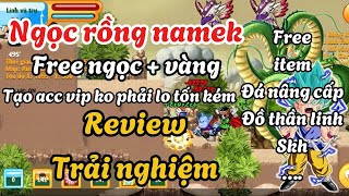 Ngọc Rồng Namek  Trải Nghiệm Sv NRO LẬU Open Test đua top quà khủng miễn phí vàng ngọc đồ tl  skh [upl. by Zined114]