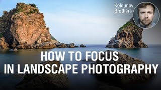 How to focus in landscape photography Very simple method of focusing on the hyperfocal distance [upl. by Lucic]