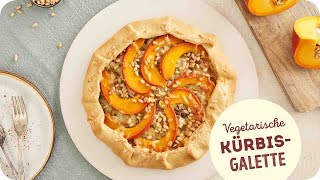 Ganz einfach KürbisGalette  vegetarisch [upl. by Neysa]