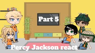 Past Pjo react to Percy Jackson Part5 [upl. by Anaahs]