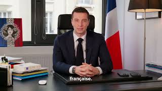 Jordan Bardella son message aux Français à loccasion du 1er Mai [upl. by Aciretehs]