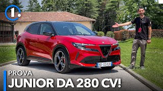 Alfa Romeo JUNIOR Veloce  LA PROVA 💥 È bella da GUIDARE [upl. by Deutsch]