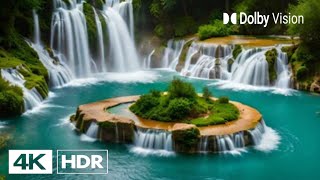 BEAUTYFUL WATERFALL 4K HDR VIDEO  WATERFALL HDR60FPS DOLBY VISION FULL GRAPHICS VIDEO [upl. by Alphonsine]