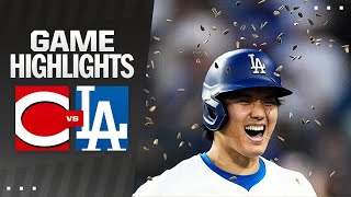 Reds vs Dodgers Game Highlights 51724  MLB Highlights [upl. by Rambort]