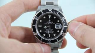 Rolex Submariner Date 16610LN Review [upl. by Retsevlis]