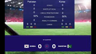 Pakistan Vs Korea Hockey Live Scores amp Update  Sultan Azlan Shah Cup 2024 [upl. by Susette]