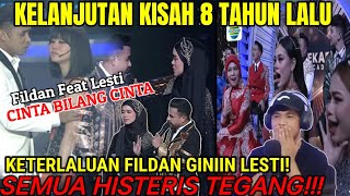 Menggelegar❗lesti feat fildan cinta bilang cinta reaction  konser 1 dekade dangdut academy indosiar [upl. by Ernestus]