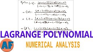 Lagrange Interpolating Polynomial  Easy Method [upl. by Ahsimak104]