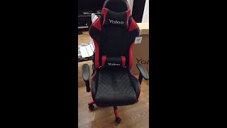 YOLEO GAMING CHAIR  AMAZON BUYS  CAN I BUILD IT [upl. by Htederem324]